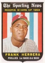 1959 Topps Baseball Cards      129     Frank Herrera RS